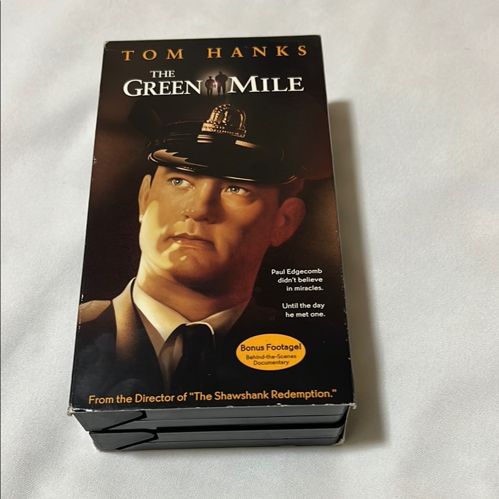 The Green Mile - Warner Bros. VHS - Black and Gold
